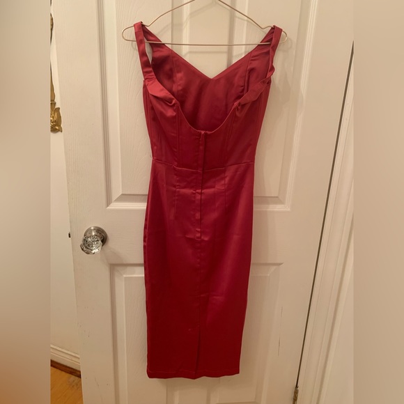 Collectif pink pencil dress xxs - Picture 2 of 4